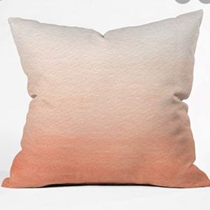 DENY pillow case in orange ombré